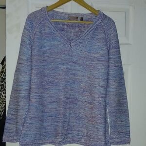 525 America Women's Multicolor V-Neck Sweater